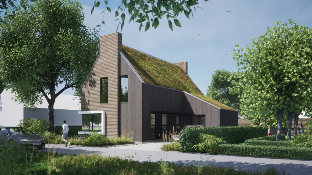 Biobased Modelwoning ontwerp van Achterbosch Architecten